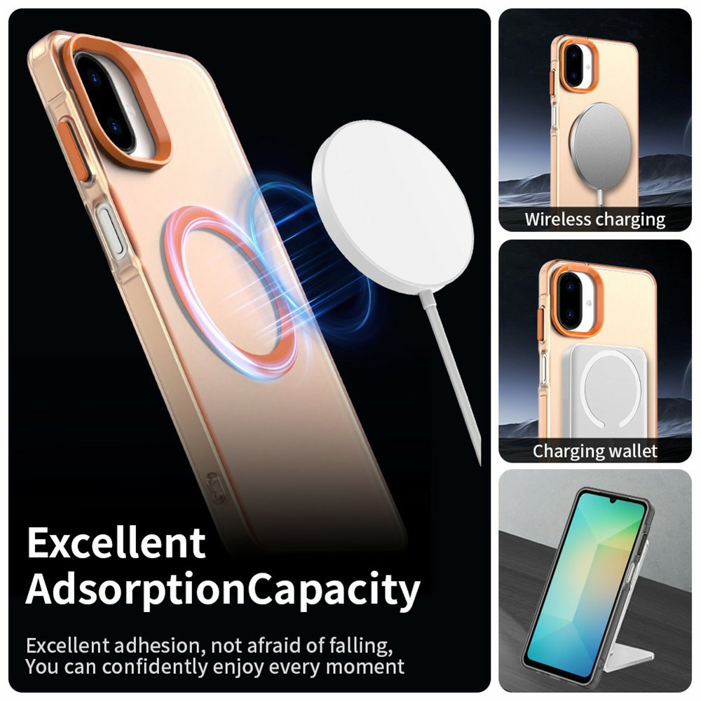  Samsung Galaxy A07 Skal MagSafe Hybrid Orange
