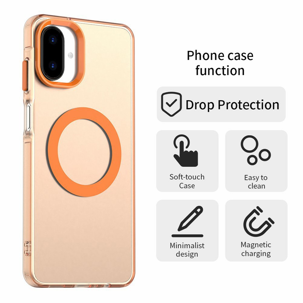  Samsung Galaxy A07 Skal MagSafe Hybrid Orange