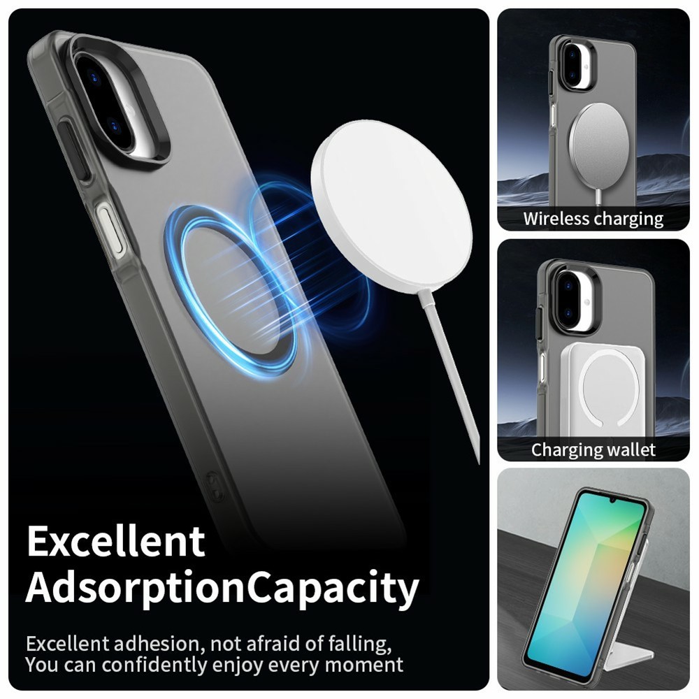  Samsung Galaxy A07 Skal MagSafe Hybrid Svart