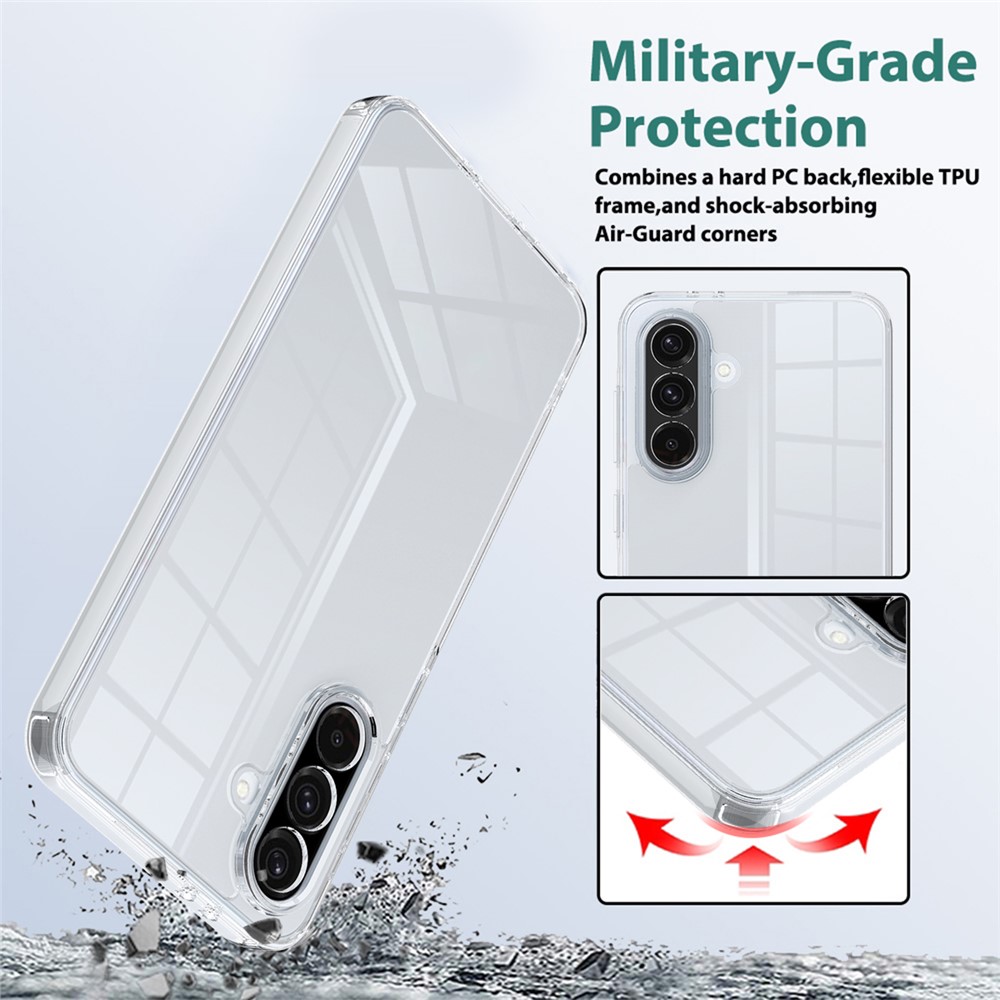  Samsung Galaxy A17 Skal Shockproof TPU / Akryl Transparent