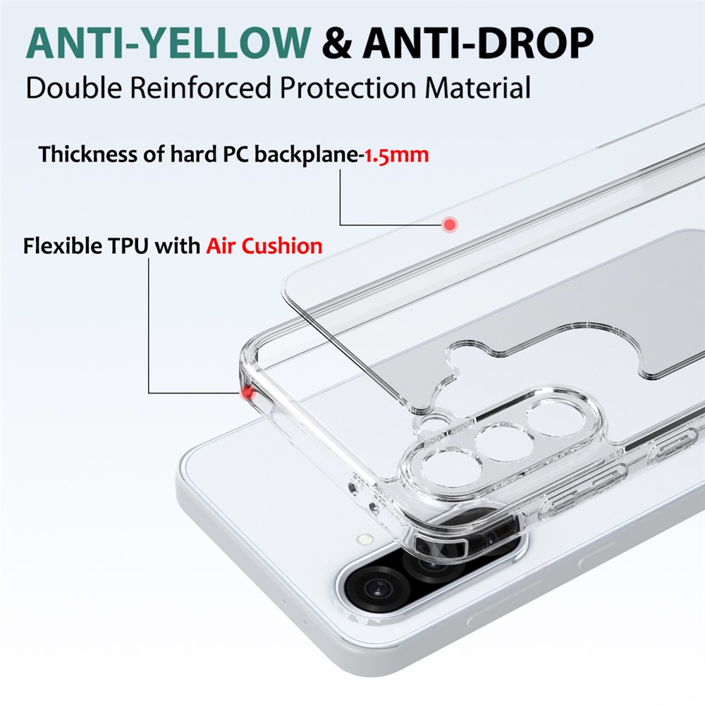  Samsung Galaxy A17 Skal Shockproof TPU / Akryl Transparent
