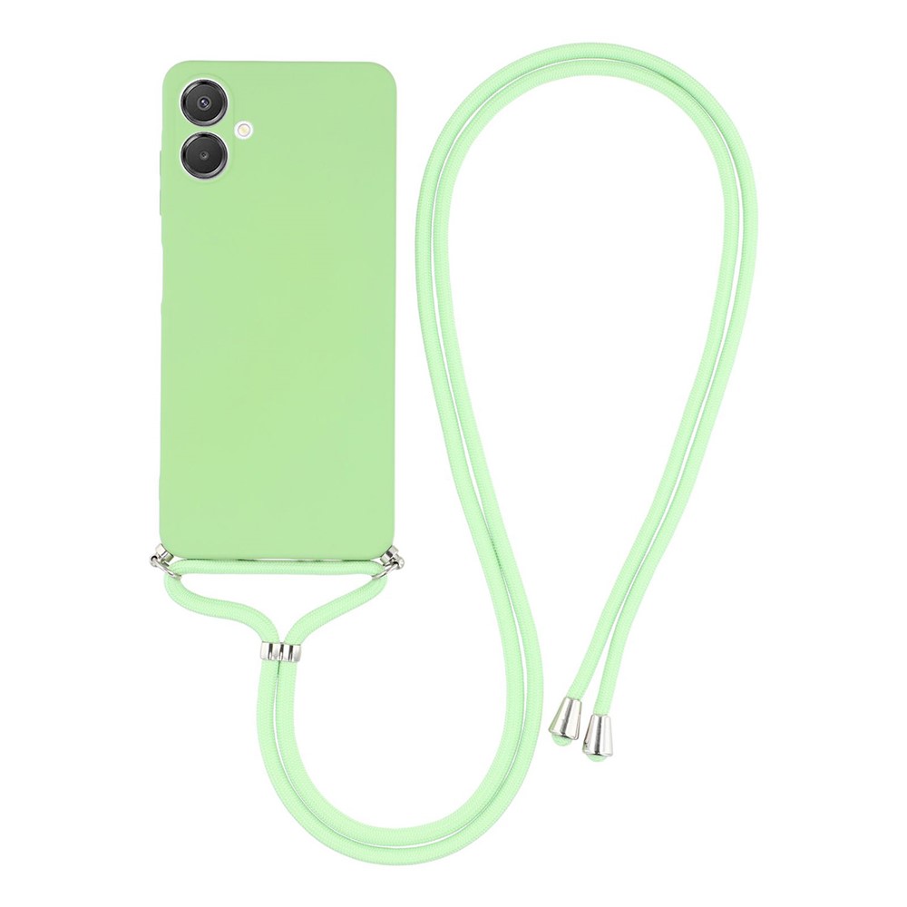  Samsung Galaxy A07 Skal TPU Med Mobilsnöre Grön
