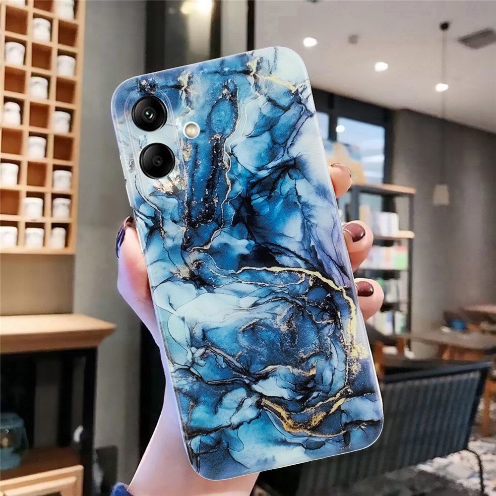  Samsung Galaxy A07 Skal TPU Marmor Grå