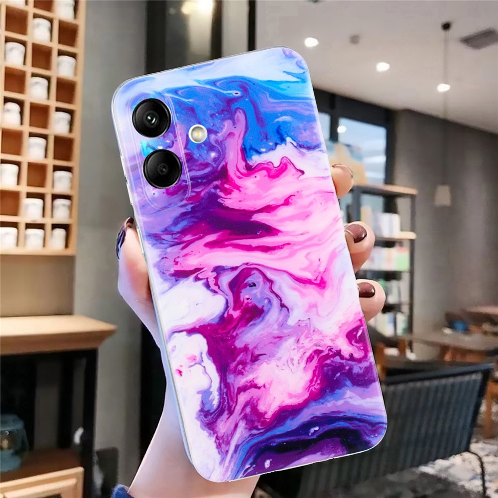  Samsung Galaxy A07 Skal TPU Marmor Rosa