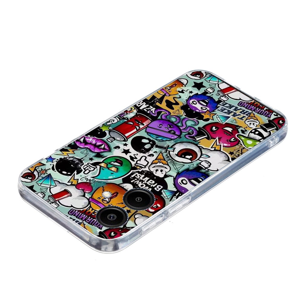  Samsung Galaxy A07 Skal Med Tryck Graffiti