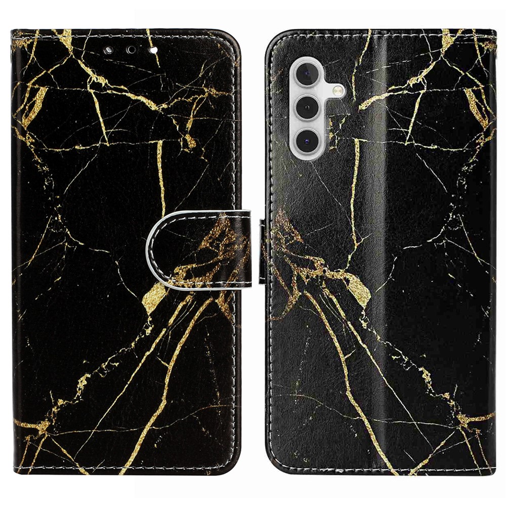  Samsung Galaxy S25 FE Fodral Med Tryck Svart Marmor