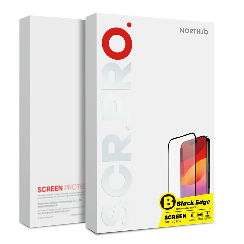 NORTHJO NORTHJO Galaxy A07 2-PACK Skärmskydd Heltäckande Härdat Glas