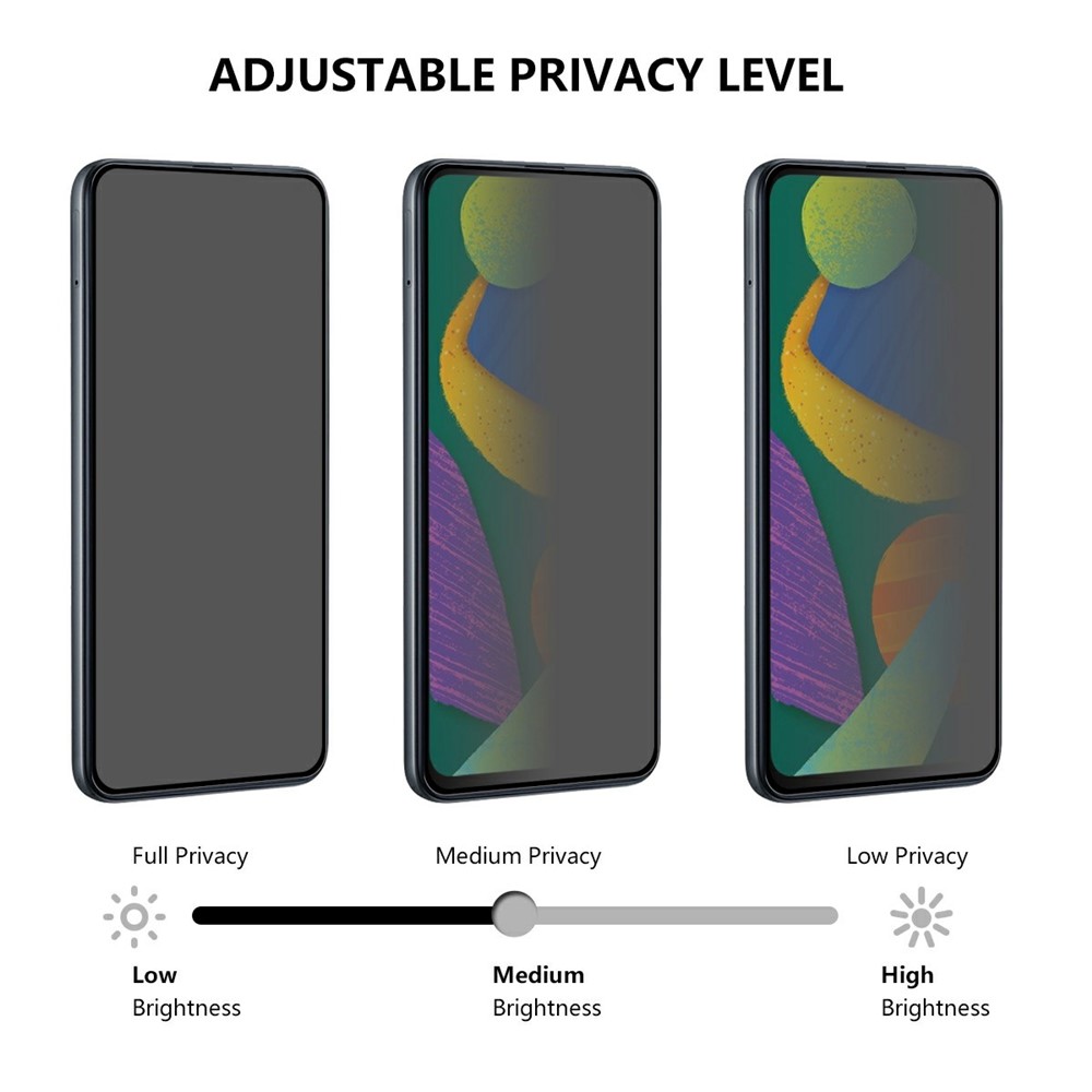  Samsung Galaxy A07 Skärmskydd Heltäckande Härdat Glas Privacy