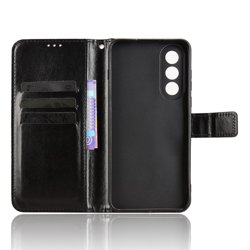  OnePlus Nord 5 5G Fodral Crazy Horse Läder Svart