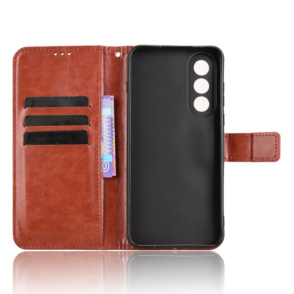  OnePlus Nord 5 5G Fodral Crazy Horse Läder Brun