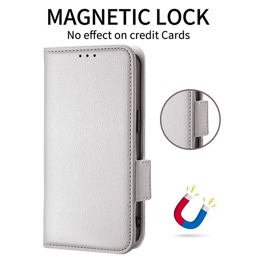  OnePlus Nord 5 5G Fodral Litchi Läder Vit