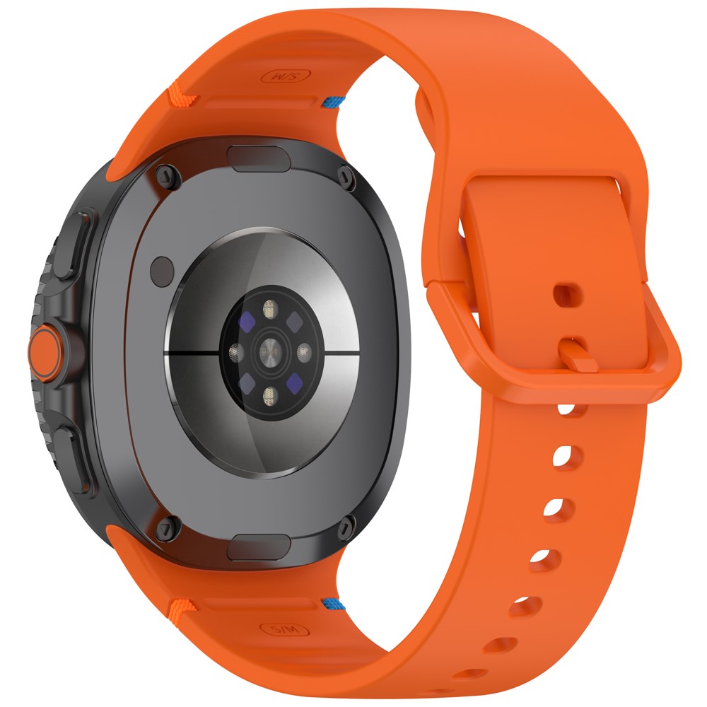  Galaxy Watch 8 46/44/40 mm Klockarmband Silkon Orange