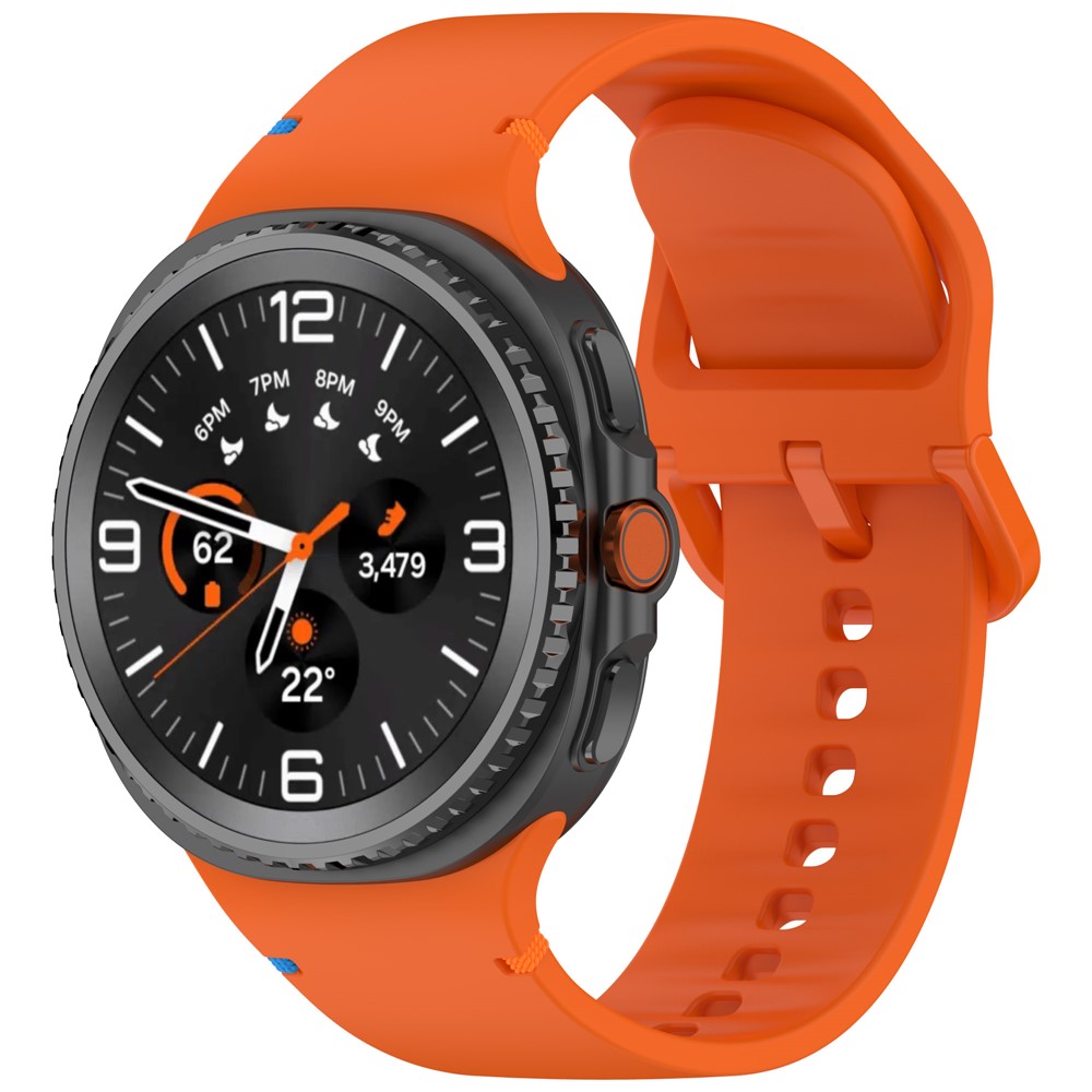  Galaxy Watch 8 46/44/40 mm Klockarmband Silkon Orange