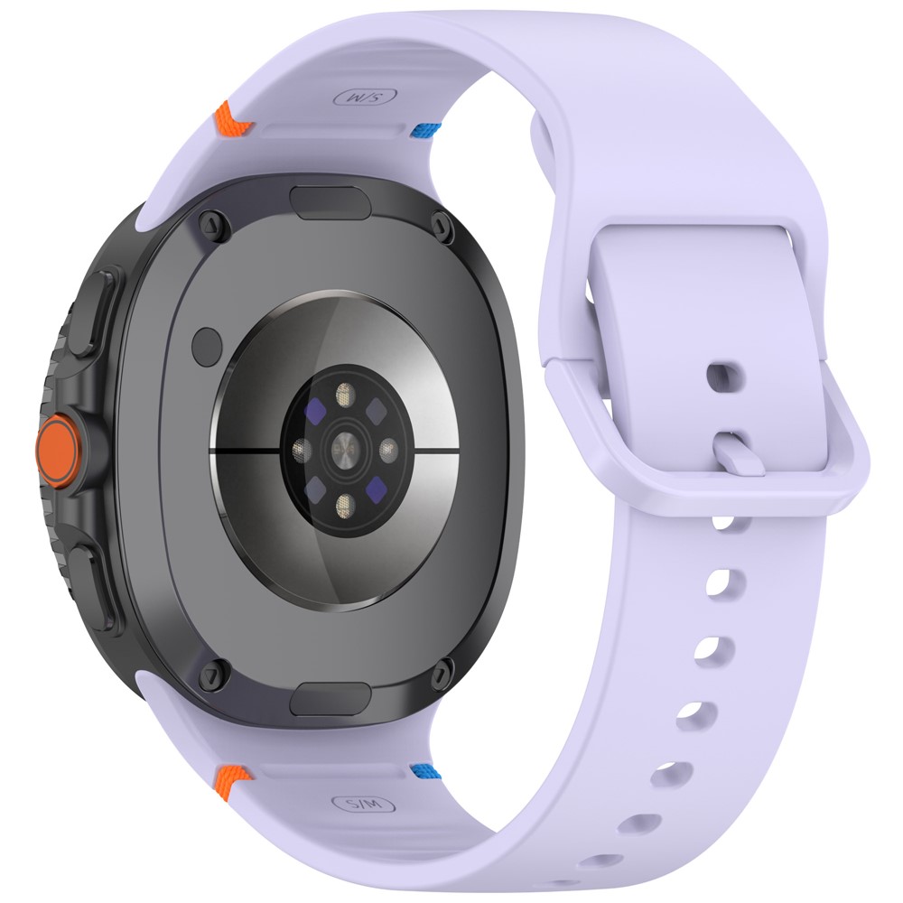  Galaxy Watch 8 46/44/40 mm Klockarmband Silkon Lila