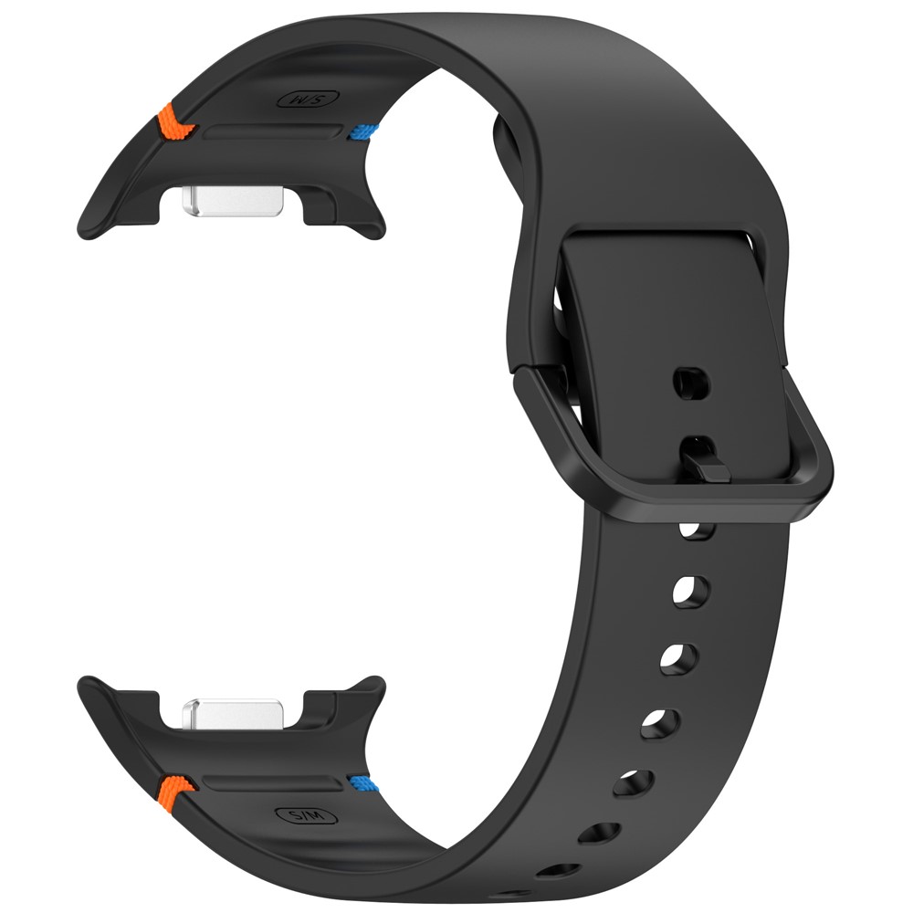  Galaxy Watch 8 46/44/40 mm Klockarmband Silkon Svart