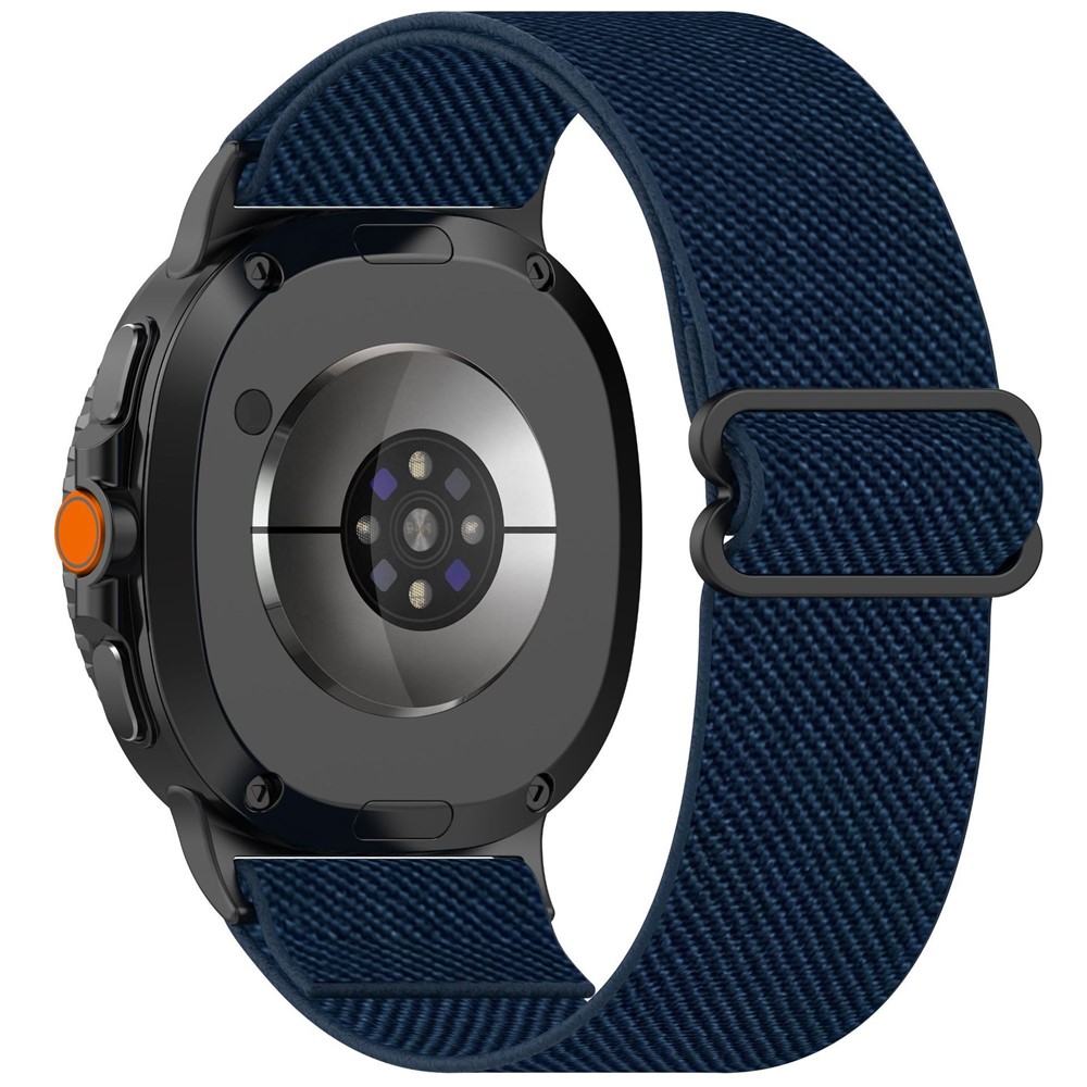  Galaxy Watch 8 46/44/40 mm Armband Justerbart Nylon Mörk Blå