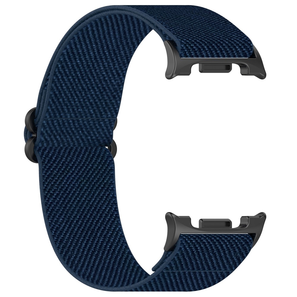  Galaxy Watch 8 46/44/40 mm Armband Justerbart Nylon Mörk Blå