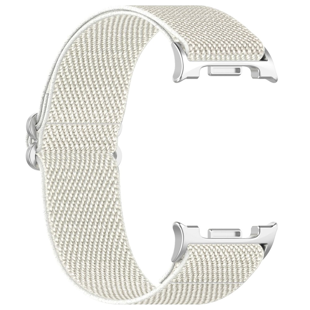  Galaxy Watch 8 46/44/40 mm Armband Justerbart Nylon Beige