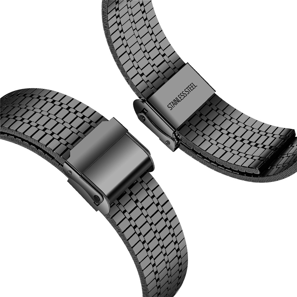  Galaxy Watch 8 46/44/40 mm Armband Rostfritt Stål Svart