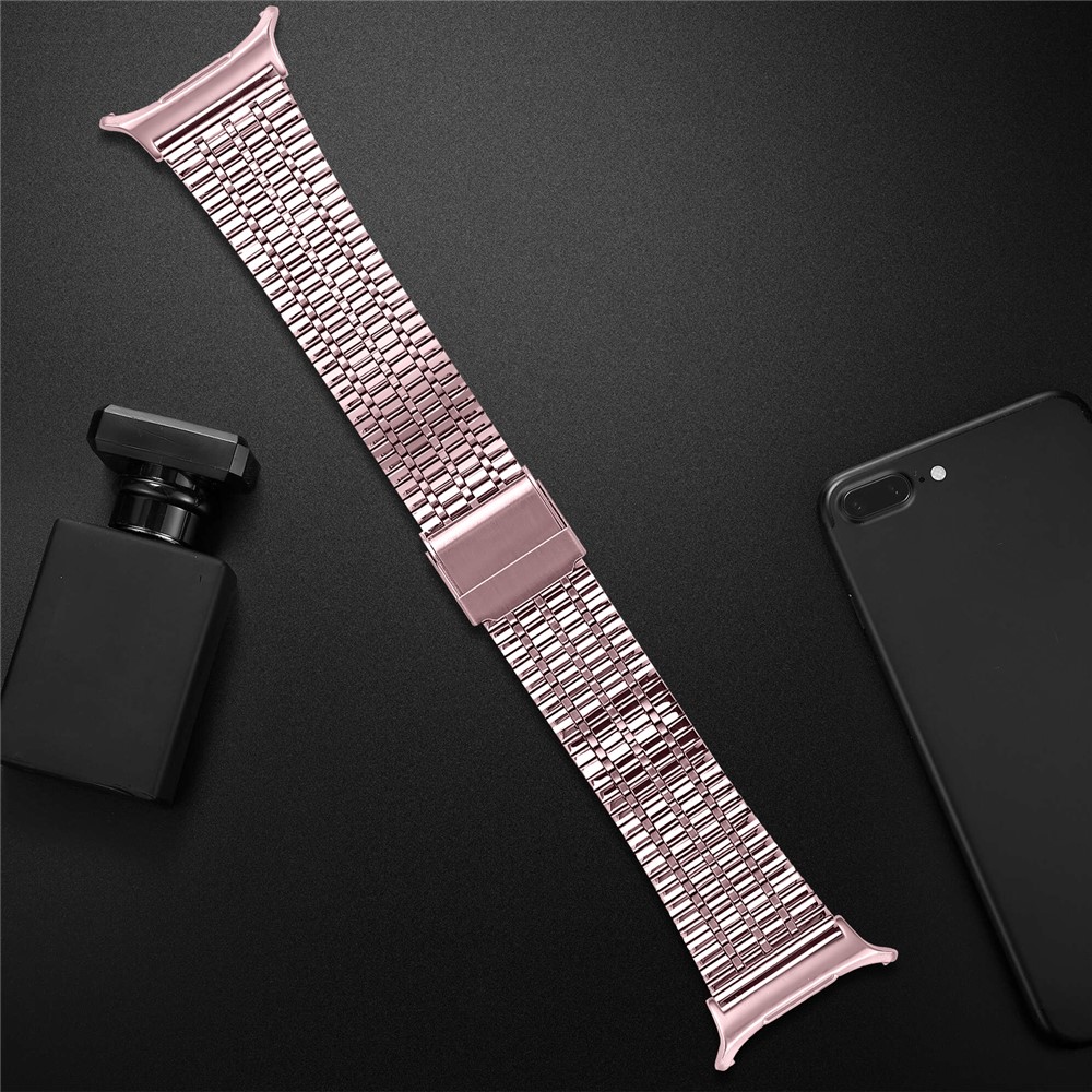  Galaxy Watch 8 46/44/40 mm Armband Rostfritt Stål Rosa