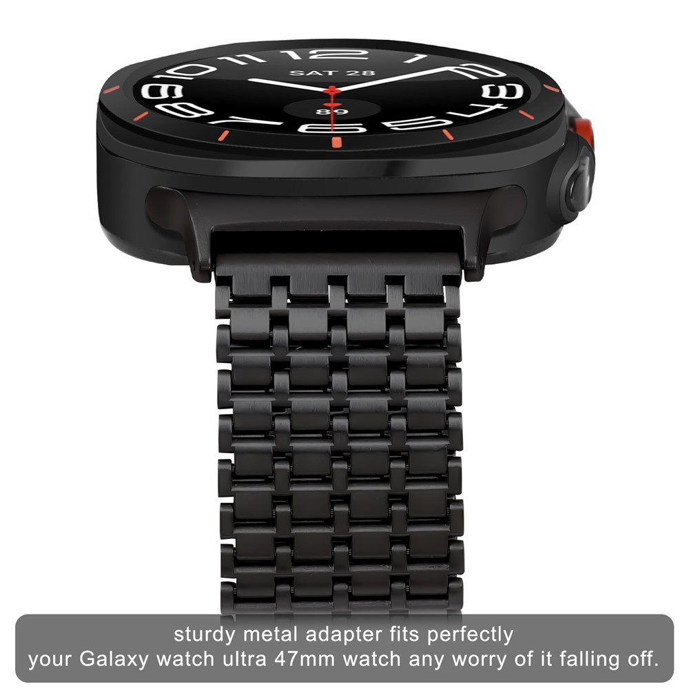  Galaxy Watch Ultra (2025) / 47mm Armband Magnetisk Loop Svart