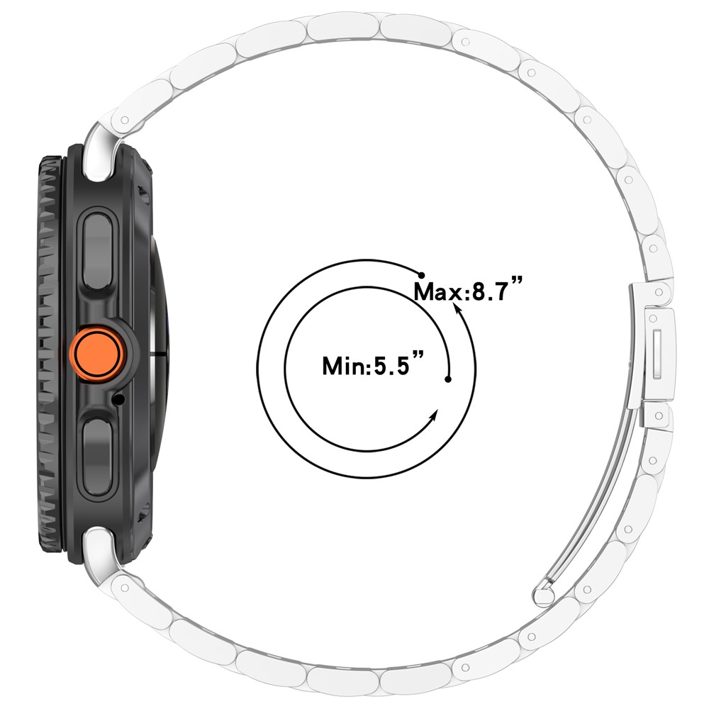  Galaxy Watch 8 46/44/40 mm Armband Rostfritt Stål Guld