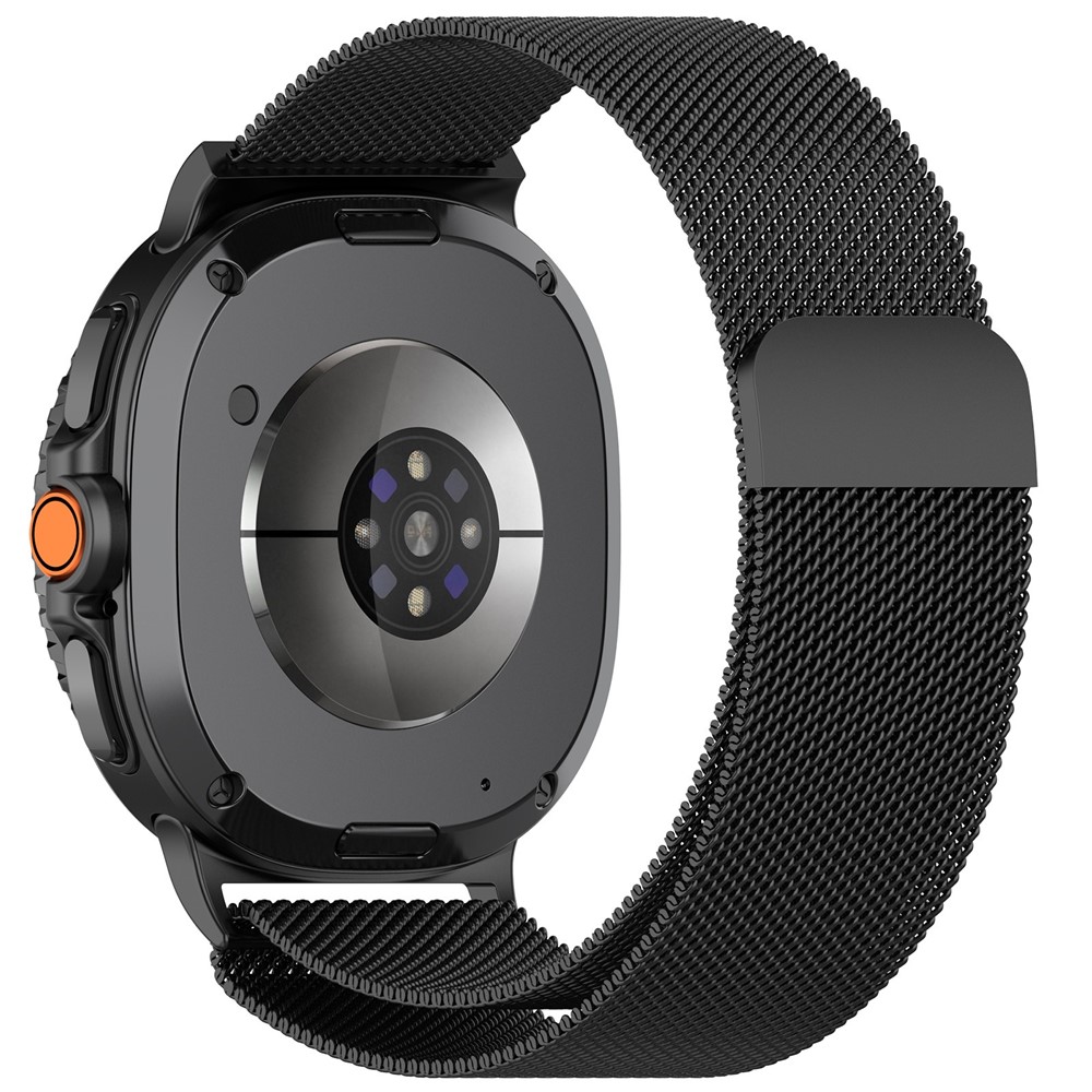  Galaxy Watch 8 46/44/40 mm Armband Milanese Loop Svart
