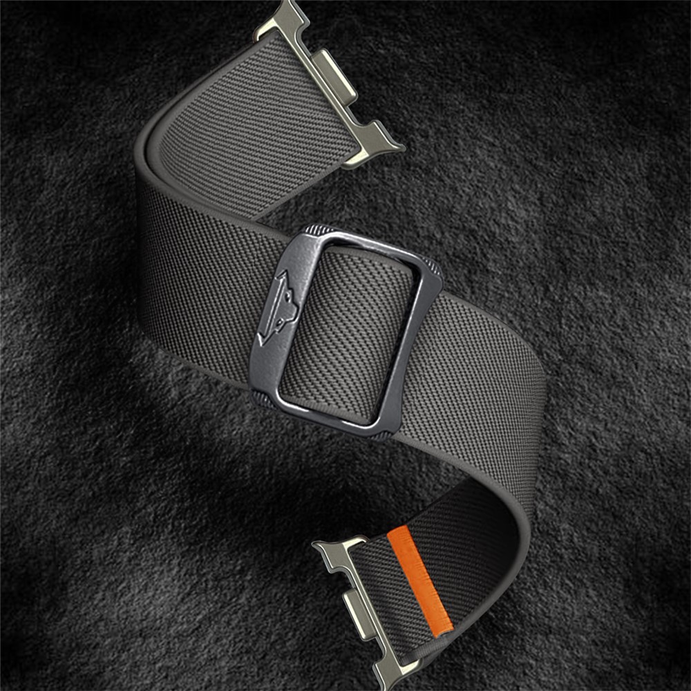 Galaxy Watch 8 46/44/40 mm Armband Justerbart Nylon Grå