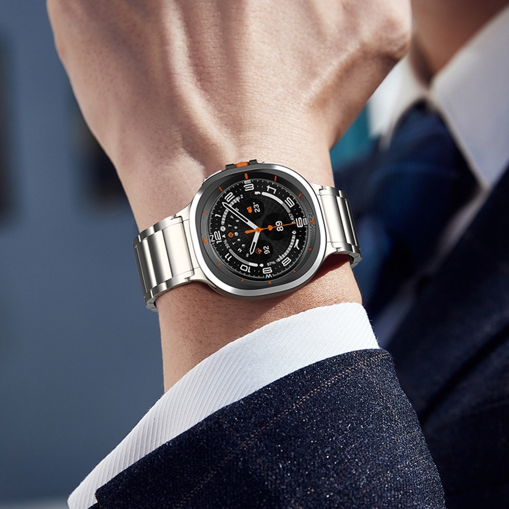  Samsung Galaxy Watch 8 46/44/40 mm Armband Metall Titanium