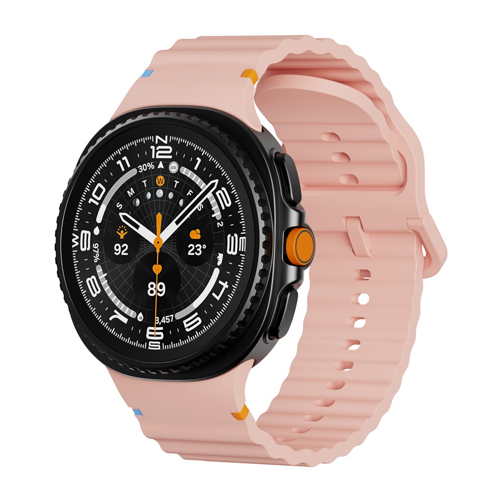 KALEBOL KALEBOL Galaxy Watch 8 46/44/40 mm Armband Wave Rosa