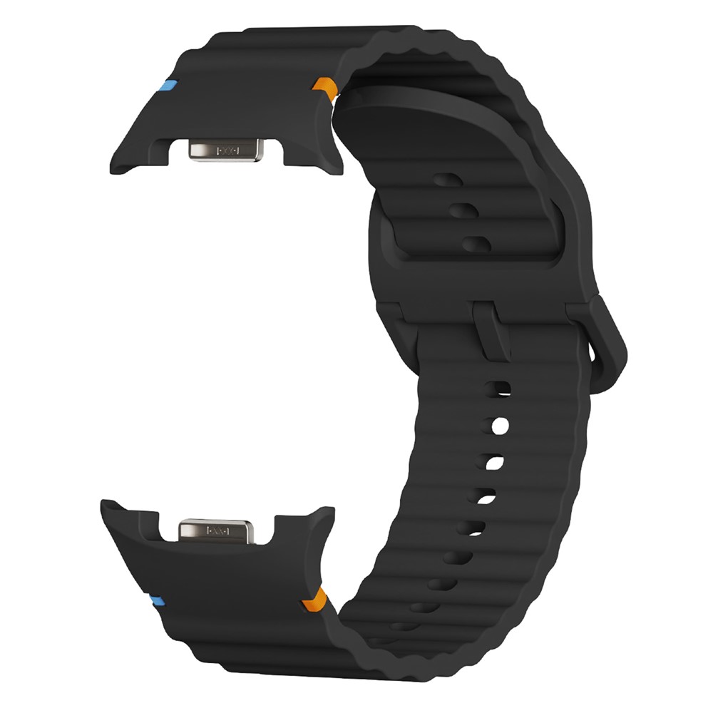 KALEBOL KALEBOL Galaxy Watch 8 46/44/40 mm Armband Wave Svart