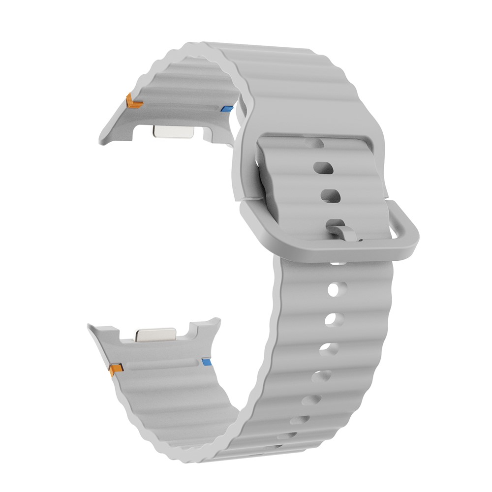 KALEBOL KALEBOL Galaxy Watch 8 46/44/40 mm Armband Wave Grå