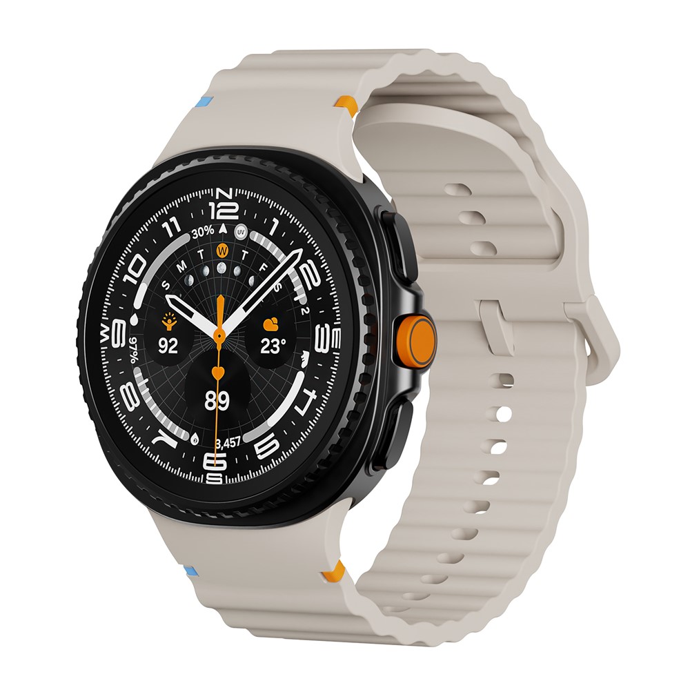 KALEBOL KALEBOL Galaxy Watch 8 46/44/40 mm Armband Wave Beige