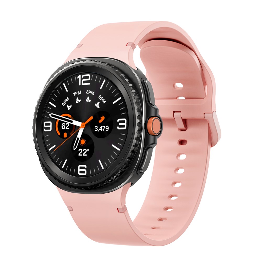 KALEBOL KALEBOL Galaxy Watch 8 46/44/40 mm Armband Silikon Rosa
