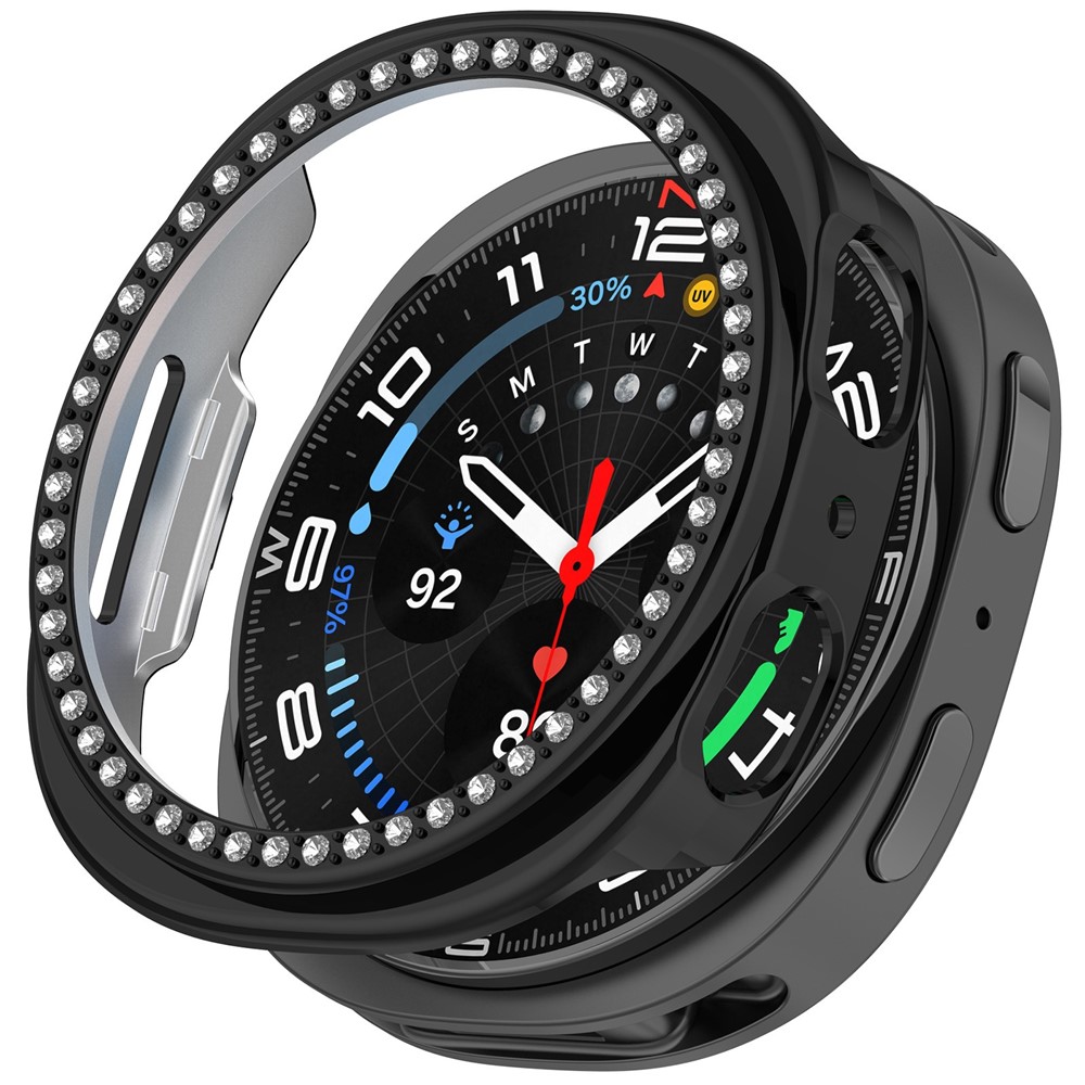  Samsung Galaxy Watch 8 40 mm Skal Strass Svart