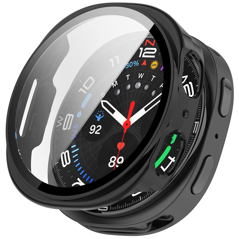  Samsung Galaxy Watch 8 40 mm Skal Med Skärmskydd Svart