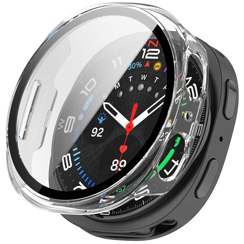  Galaxy Watch 8 44 mm Skal Med Skärmskydd Transparent