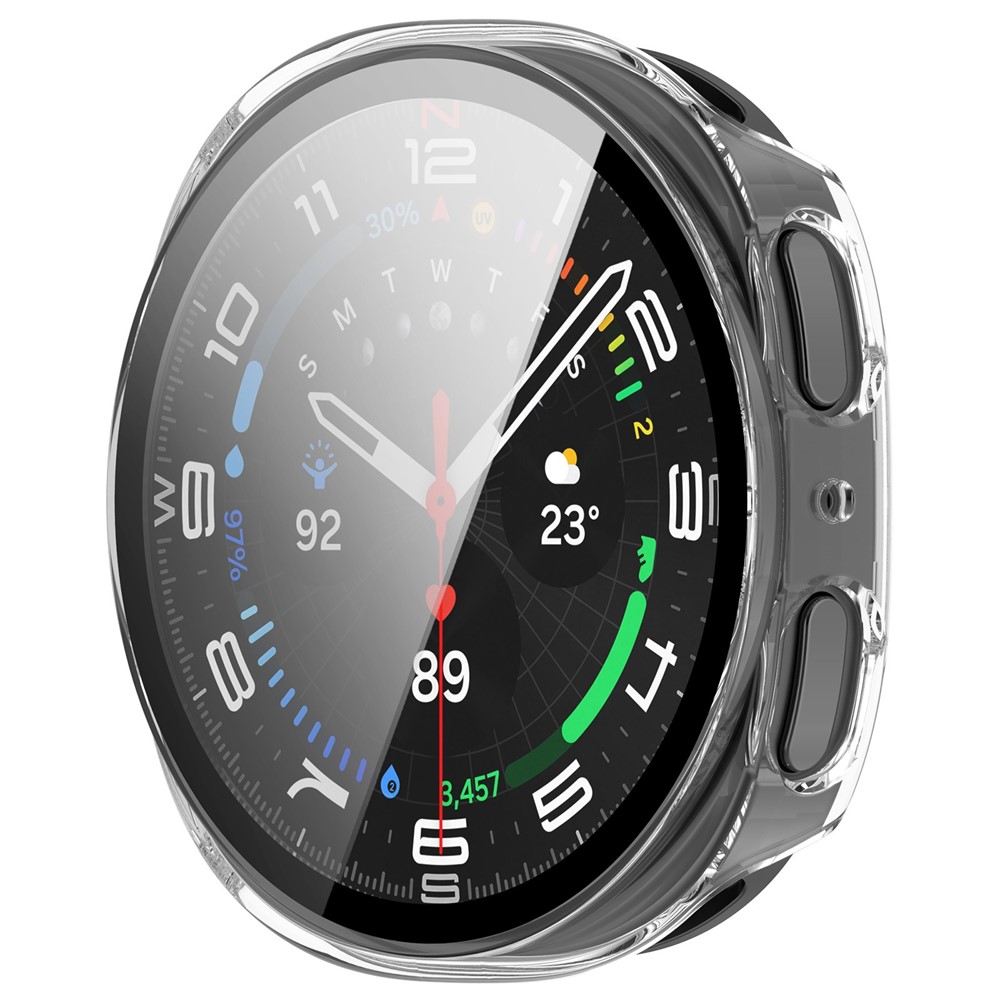 Galaxy Watch 8 44 mm Skal Med Skärmskydd Transparent