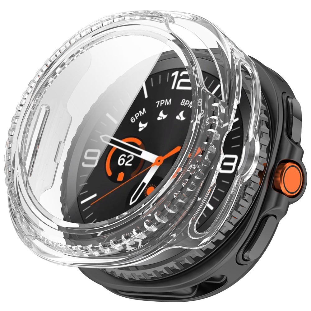  Galaxy Watch 8 46 mm Skal Med Skärmskydd Transparent