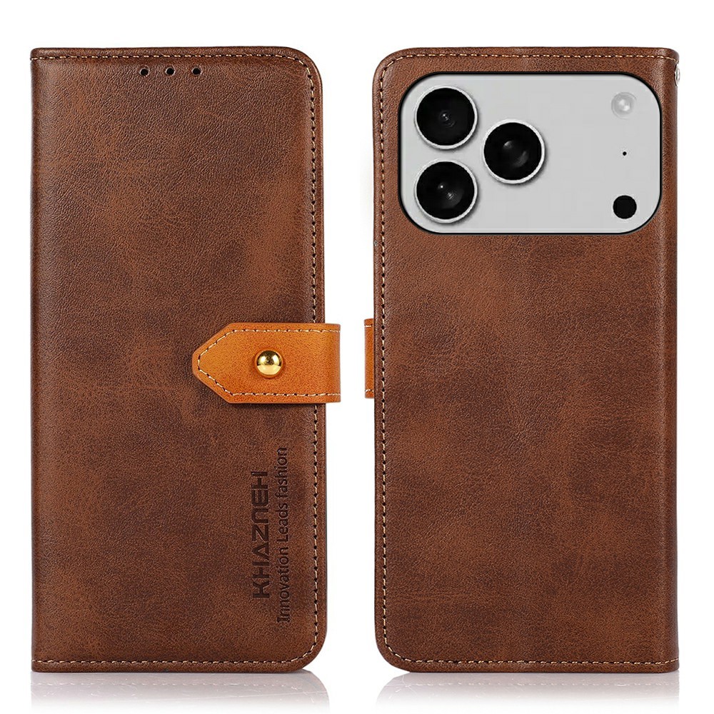 KHAZNEH KHAZNEH iPhone 17 Pro Fodral Dual Color Brun