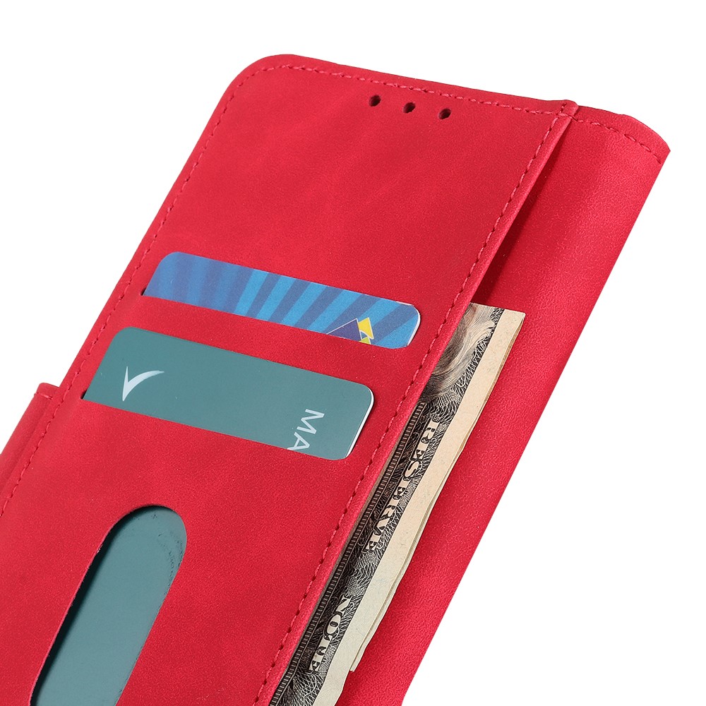 KHAZNEH KHAZNEH iPhone 17 Pro Fodral Retro Läder Röd