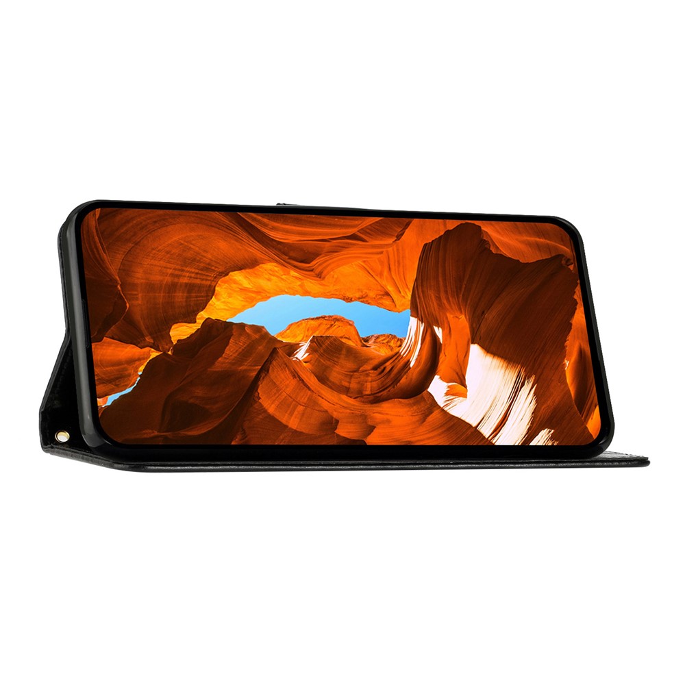  iPhone 17 Pro Fodral Med Blommigt Tryck Svart
