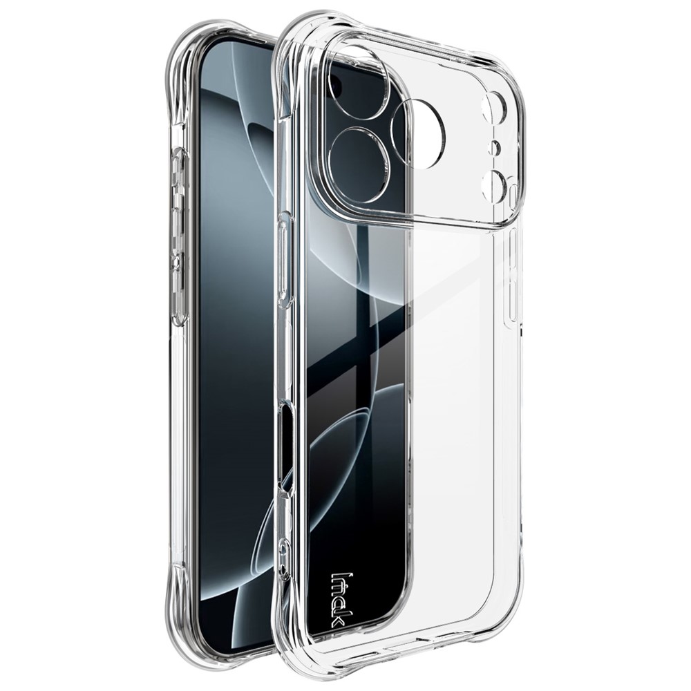 IMAK IMAK iPhone 17 Pro Skal TPU AirBag Shockproof Transparant