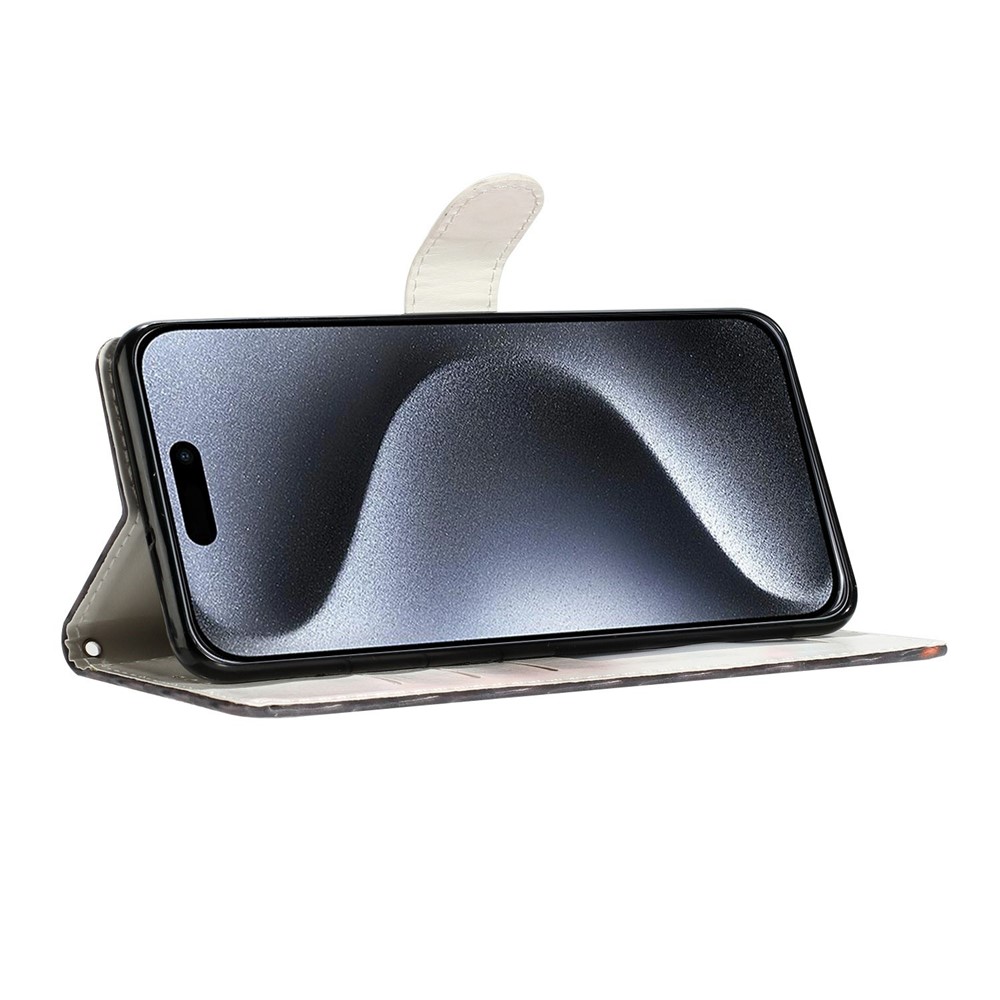  iPhone 17 Pro Fodral Med Tryck Blå Marmor