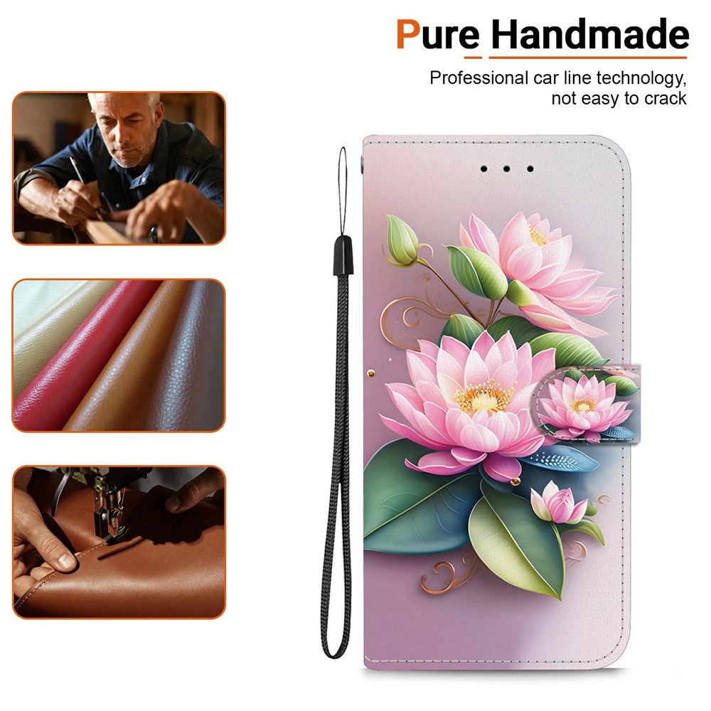  iPhone 17 Pro Fodral Med Tryck Blommor