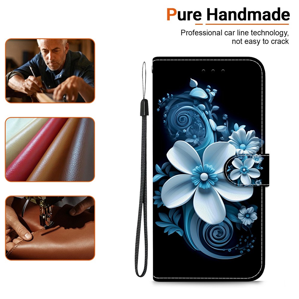  iPhone 17 Pro Fodral Med Tryck Blommor