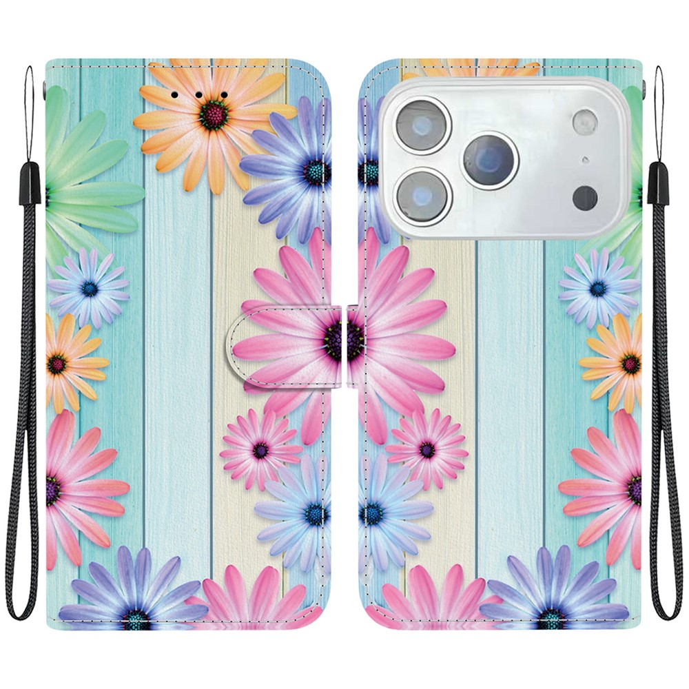  iPhone 17 Pro Fodral Med Tryck Blommor