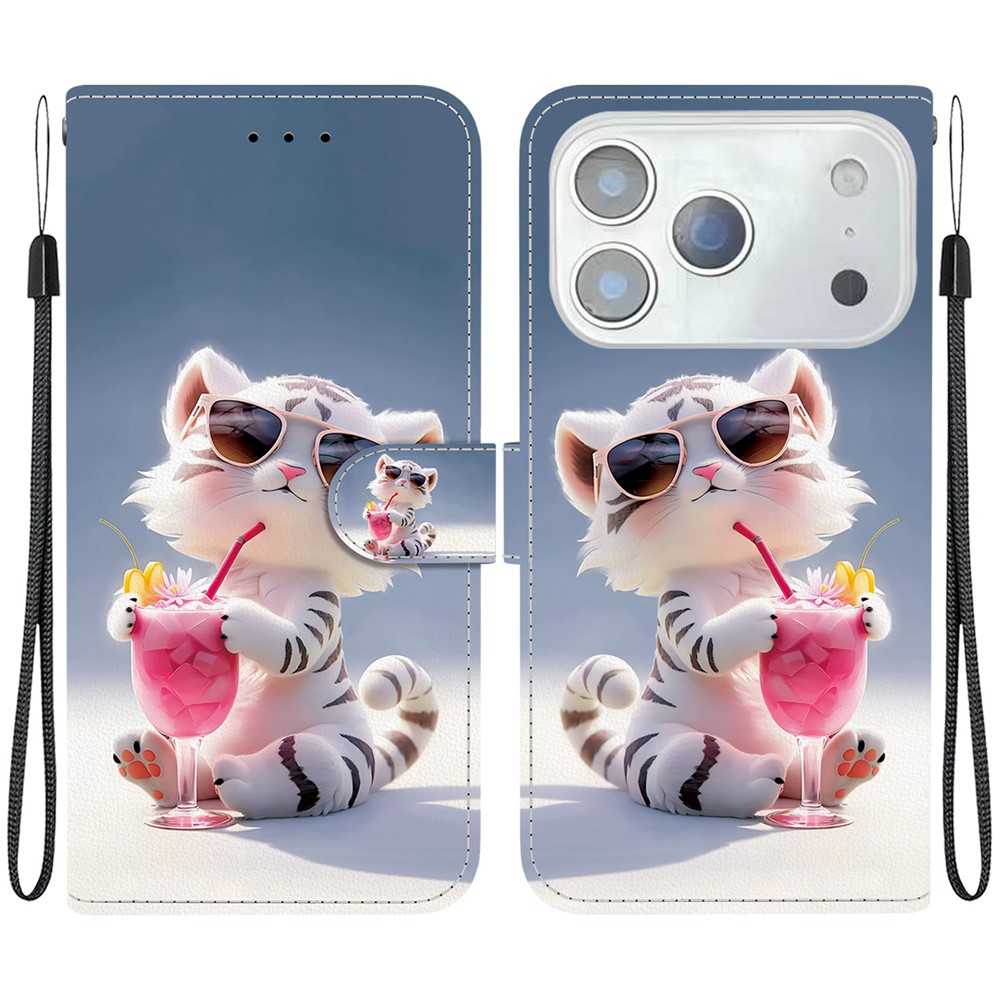  iPhone 17 Pro Fodral Med Tryck Tiger