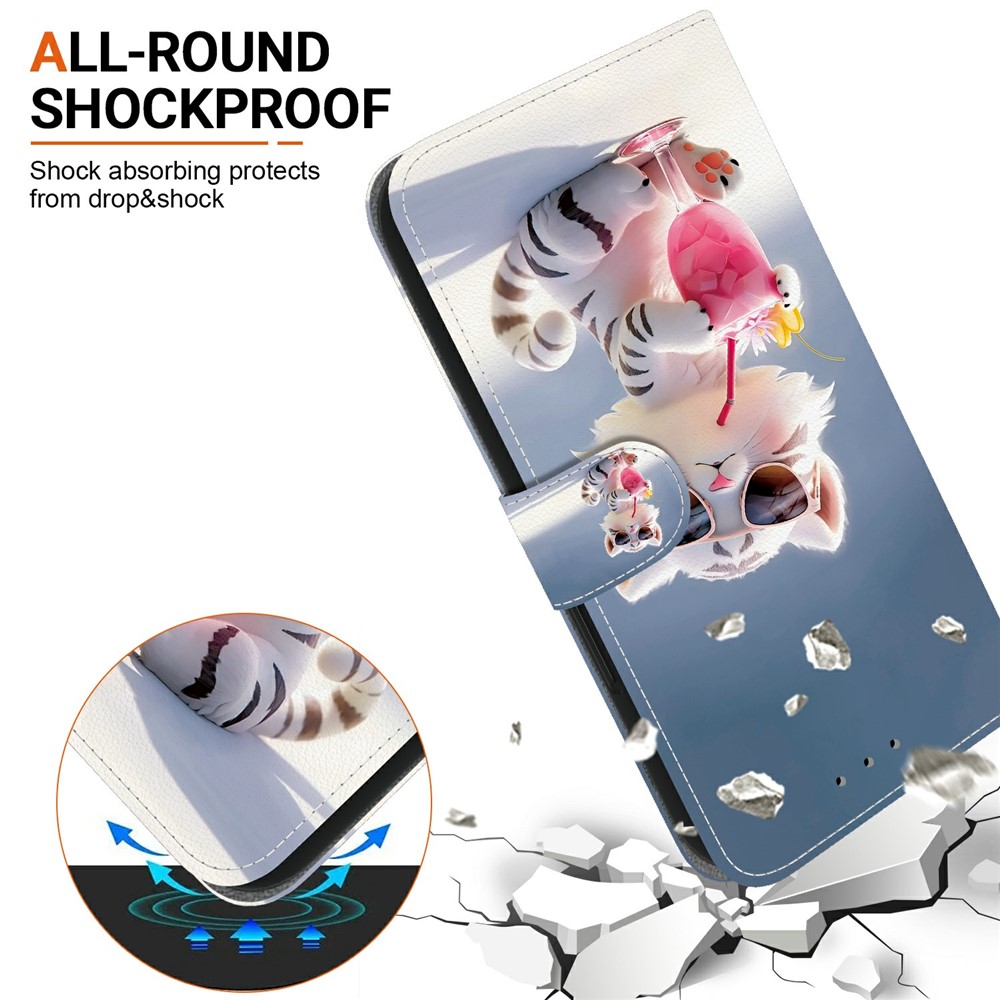  iPhone 17 Pro Fodral Med Tryck Tiger