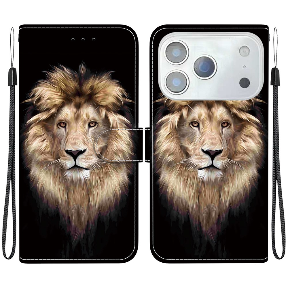  iPhone 17 Pro Fodral Med Tryck Lejon